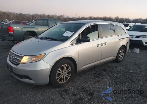 2013 Honda Odyssey Ex из США, поврежденный, VIN 5FNRL5H49DB032052